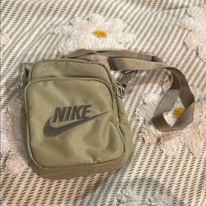 Nike Unisex Olive Green Crossbody Bag